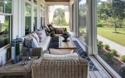Porches and Patios in a Custom Home