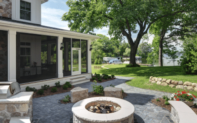 Enjoying Your Custom Home’s Outdoor Patio in Autumn: Fire, Firepits and Bonfires