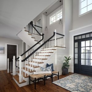 picture of an entryway with a staircase